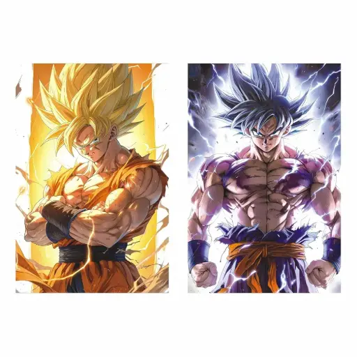 Super Saiyan Goku anime poster
